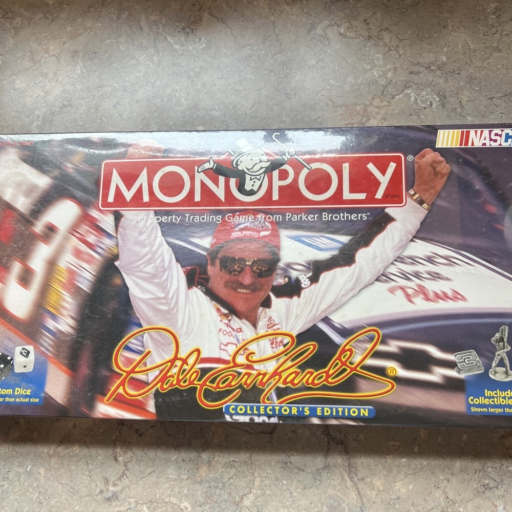 Dale Earnhardt Collector's Edition Monopoly Game by USAopoly Factory Sealed